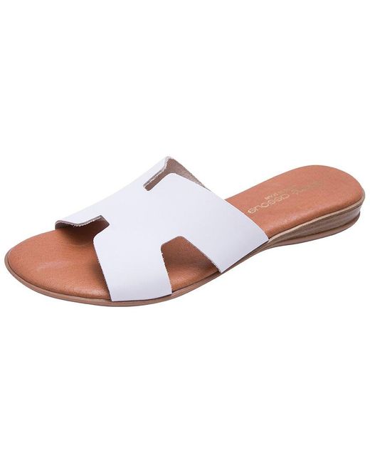 Andre Assous White Nadenka Sandal