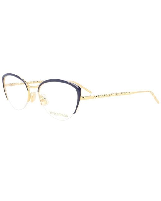 Boucheron White Bc0106O 53Mm Optical Frames