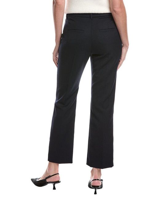 Marella Black Gargano Wool-Blend Trouser