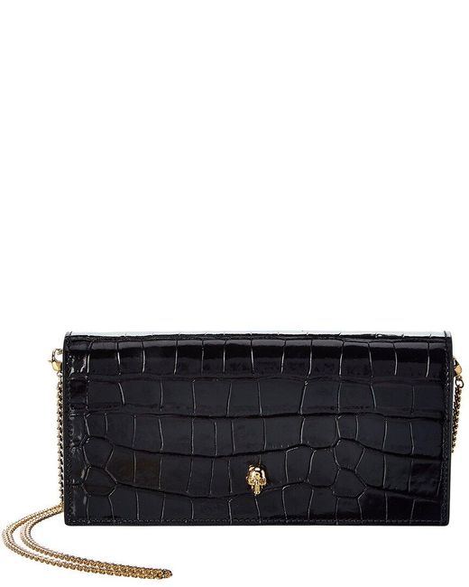 Alexander mcqueen skull wallet on chain clearance