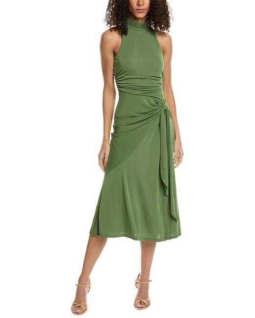 Cinq À Sept Green Rori Maxi Dress