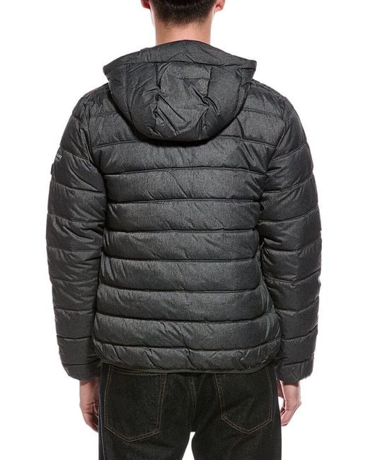 Point Zero Gray Ultralight Quilted Jacket for men