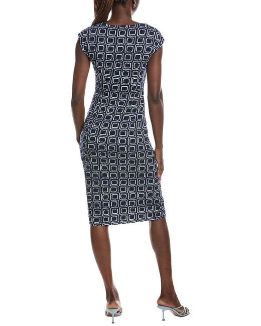 Joseph Ribkoff Blue Midi Dress
