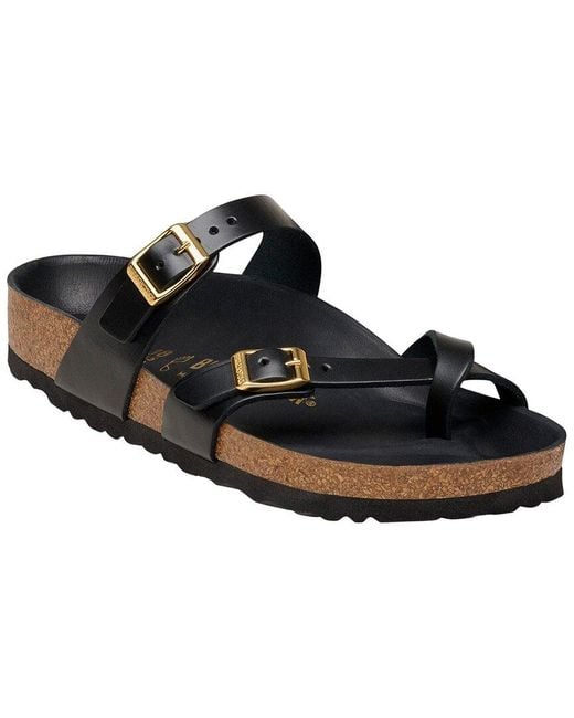 Birkenstock Black Mayari Leather Sandal