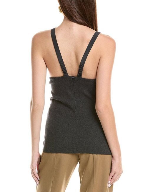Brunello Cucinelli Black Cashmere & Silk-Blend Sweater