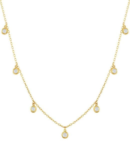 Jewels by Viomo Natural 14K 0.50 Ct. Tw. Diamond By The Yard Necklace