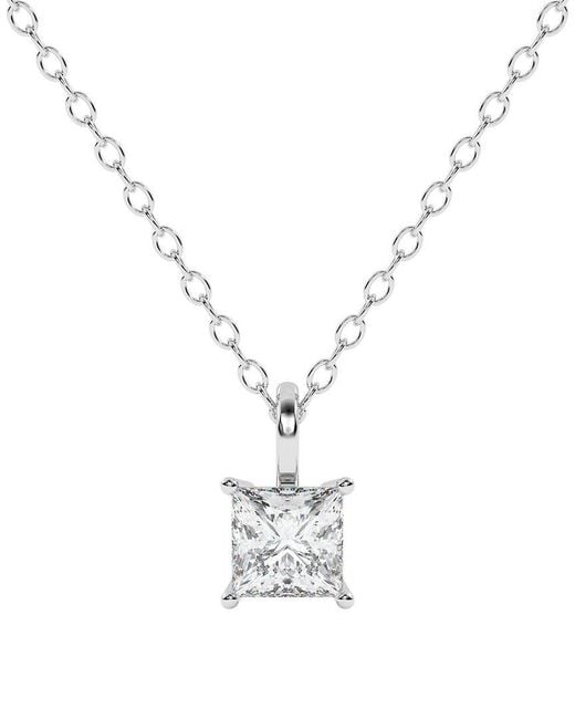 Lab Grown Diamonds White 14K 0.25 Ct. Tw. Lab-Grown Diamond Necklace