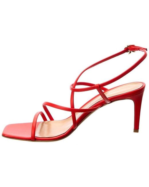 Gianvito Rossi Pink Manilla 70 Leather Sandal