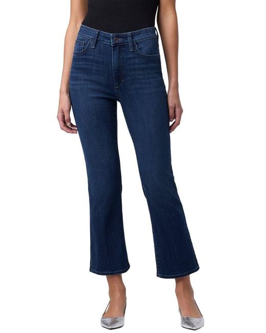 Joe's Jeans Blue High Rise Crop Bootcut Jean
