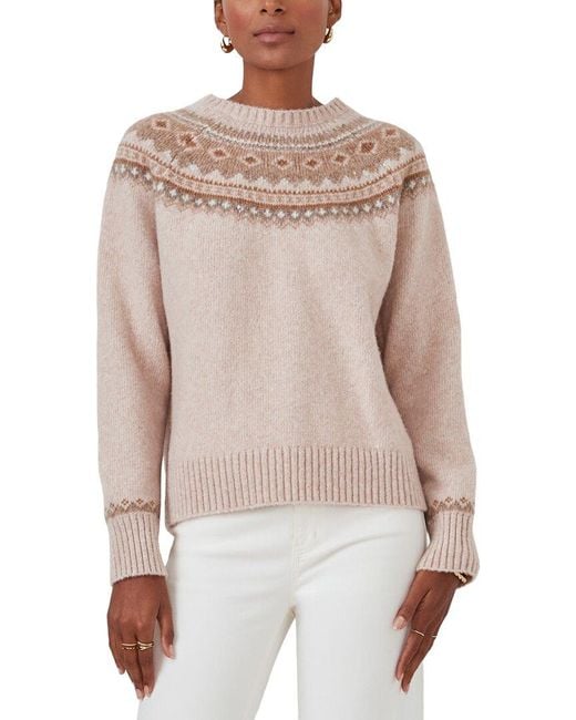 J.McLaughlin Natural Joey Wool-Blend Sweater