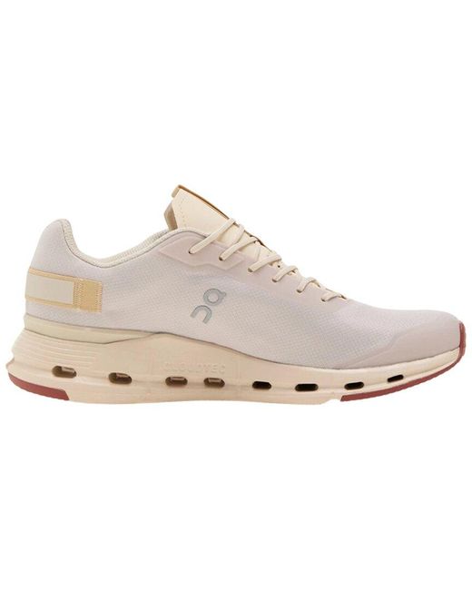 On Shoes White Cloudnova Form Sneaker for men