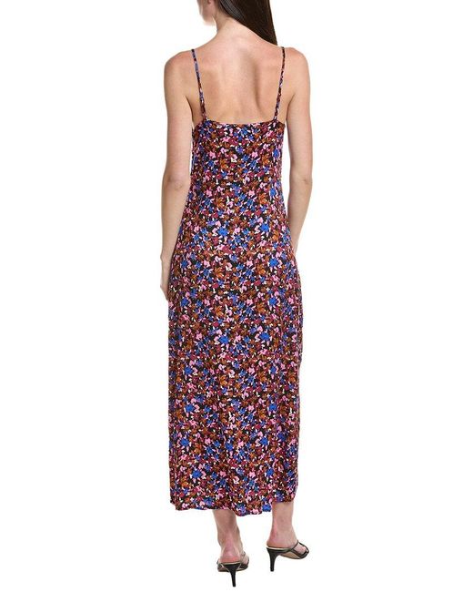 Saltwater Luxe Purple Tank Midi Dress
