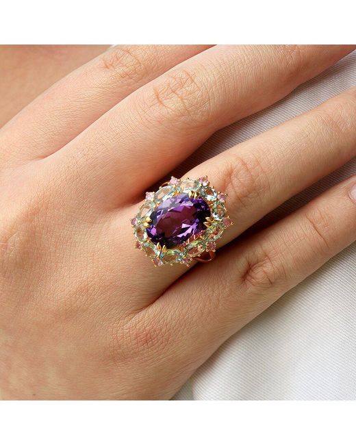 Kai Fine Jewelry Purple 14K 7.95 Ct. Tw. Gemstone Cocktail Ring