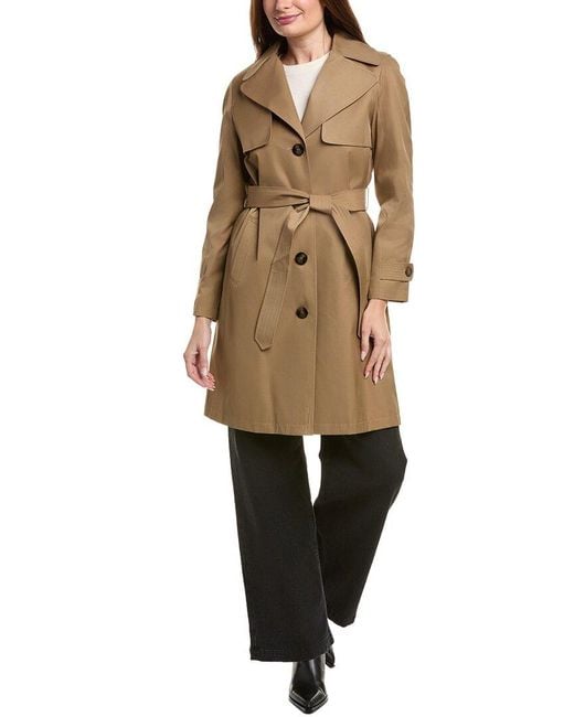Via Spiga Natural Belted Trench Coat