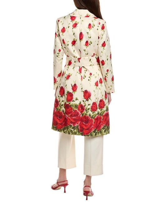 FLORA BEA NYC Red Luanne Coat