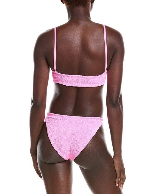 Hunza G Red 2pc Alicia Bikini Set