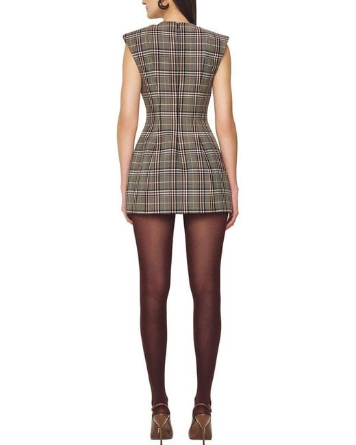 Ronny Kobo Gray Wolverton Mini Dress