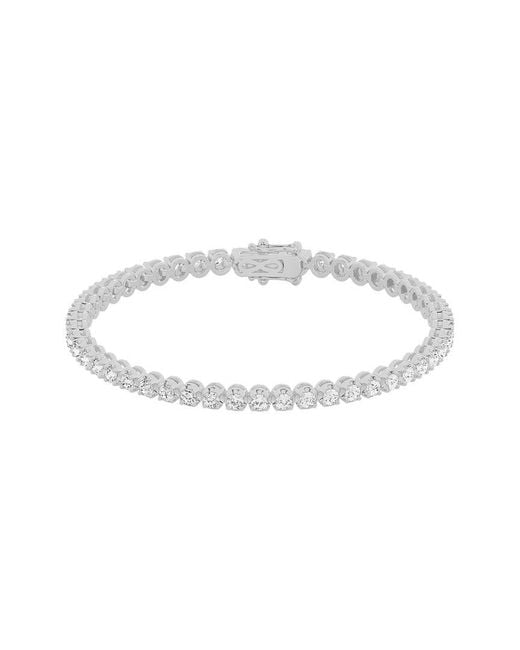 Lab Grown Diamonds White 14K 3.00 Ct. Tw. Lab Grown Diamond Tennis Bracelet