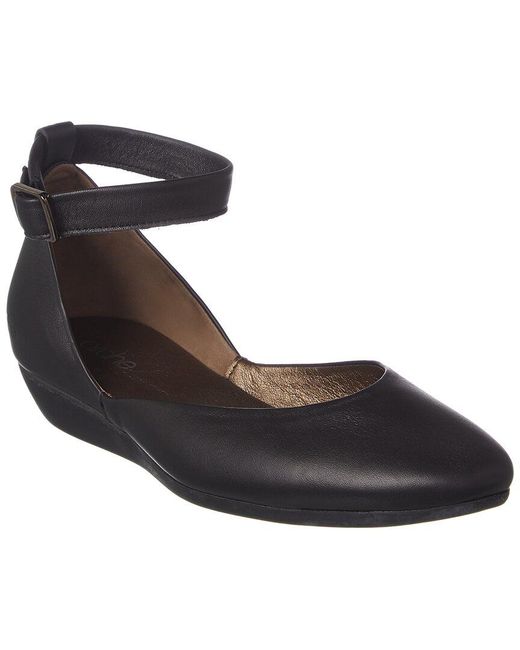 Arche Black Onyma Leather Flat