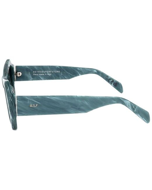 Retrosuperfuture Blue Tempio 53Mm Sunglasses