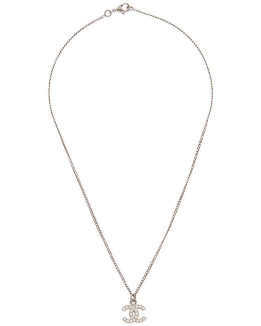 Cc necklace Chanel Silver in Metal - 30540236