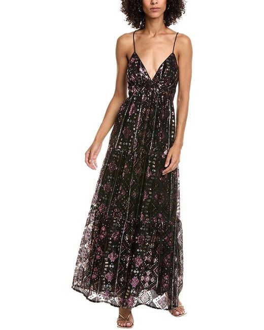 Ba&sh Black Penelope Maxi Dress