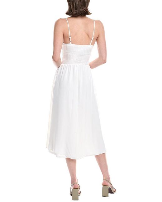 Rachel Roy White Donna Midi Dress