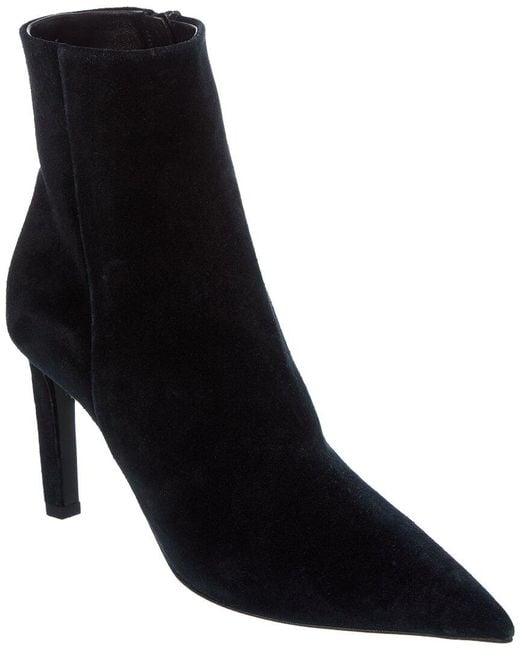 Jimmy Choo Black Frankie Ab 85 Suede Bootie