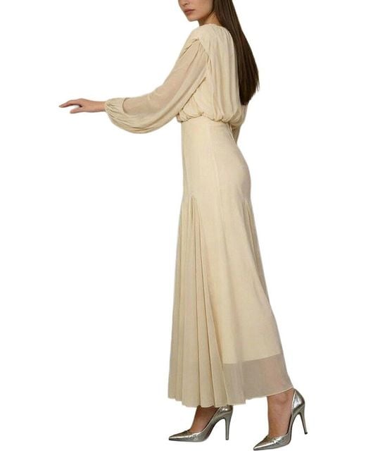 MIRA RICHI Natural Maxi Dress