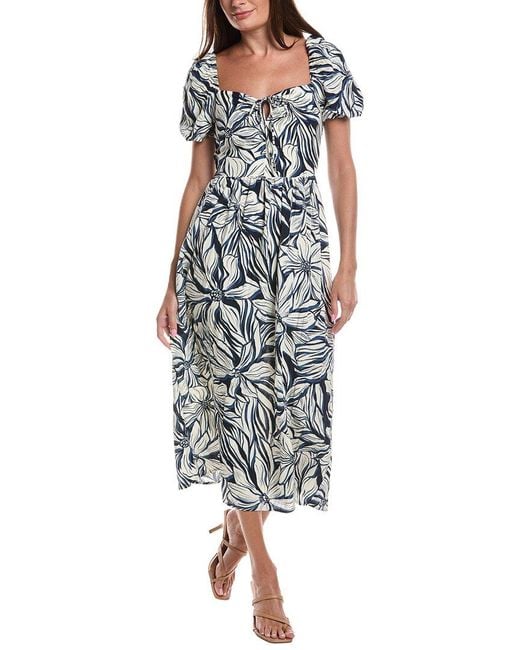 Z Supply Blue Adelaide Midi Dress