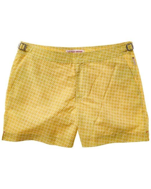 Orlebar Brown Yellow Setter Swim Trunk for men