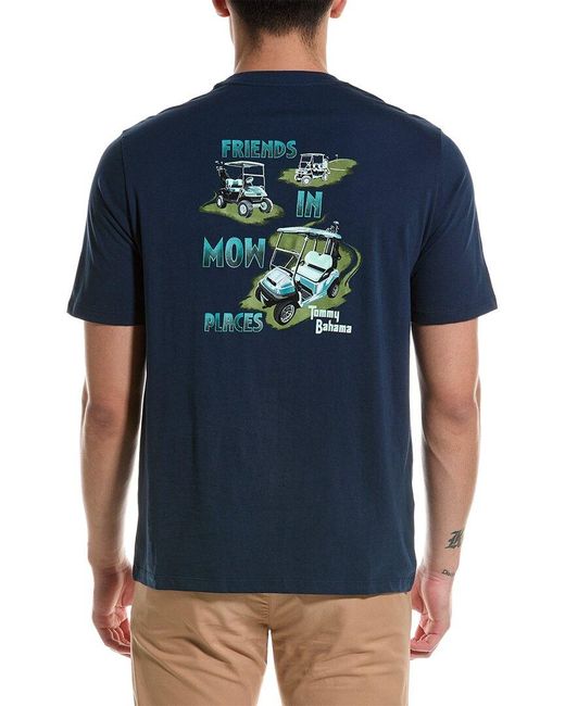 Tommy Bahama Blue Mow Places T-shirt for men