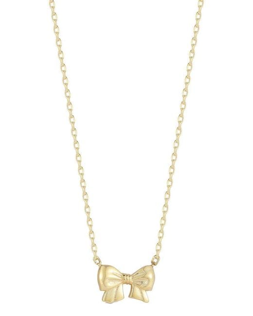 Sphera Milano Metallic 14K Over Bow Necklace