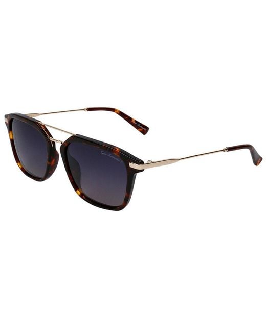 Tonino Lamborghini Black Tl905s 52mm Polarized Sunglasses for men
