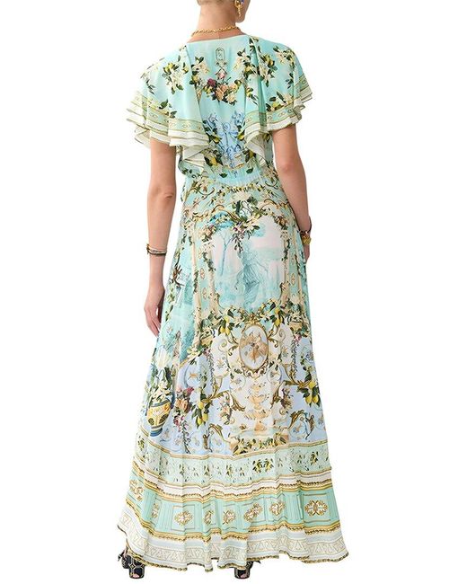 MIRA RICHI Green Maxi Dress