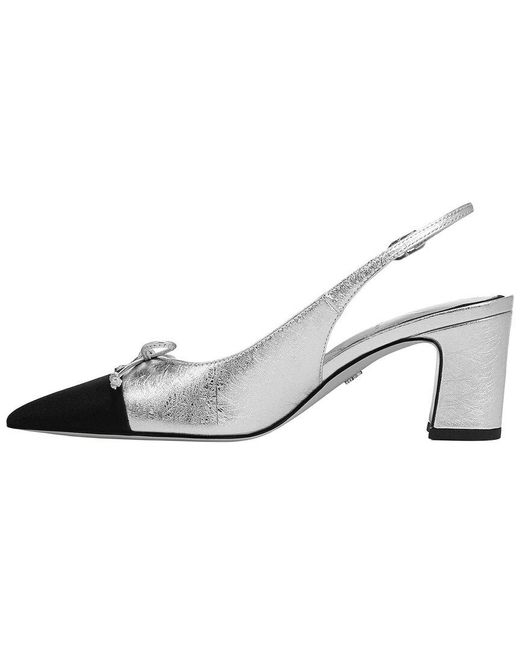 Sam Edelman Metallic Willette Leather Slingback