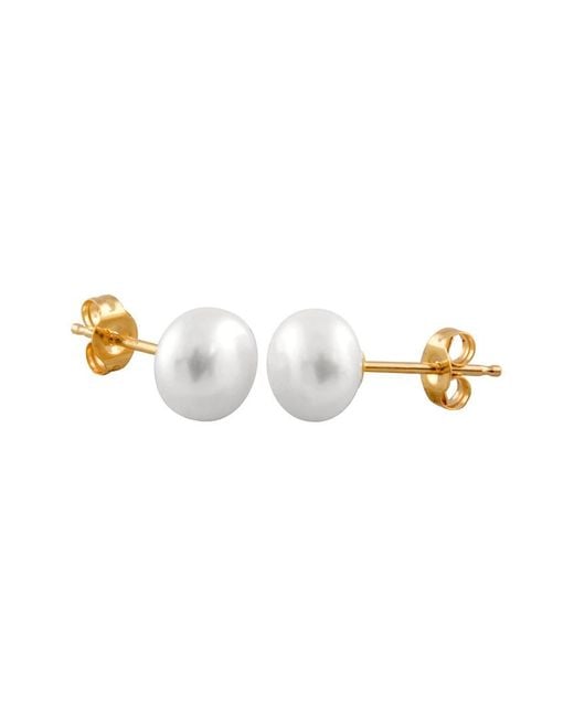 Splendid Multicolor 14k 5-5.5mm Freshwater Pearl Earrings