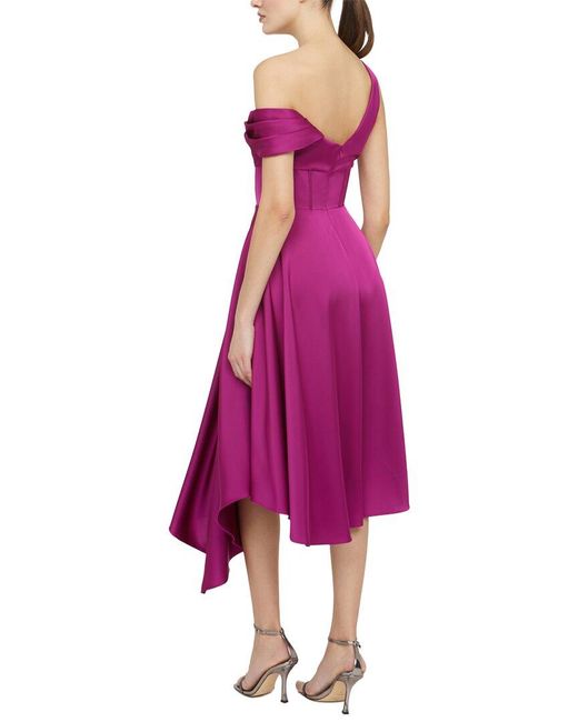 THEIA Purple Mirielle Cocktail Dress