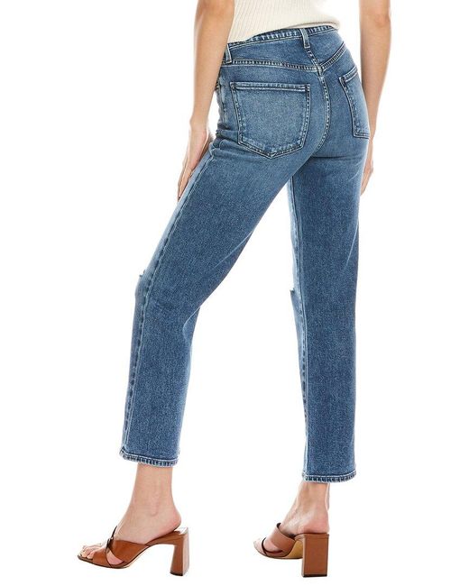 Le Jean Blue High-rise Modern Straight Jeans