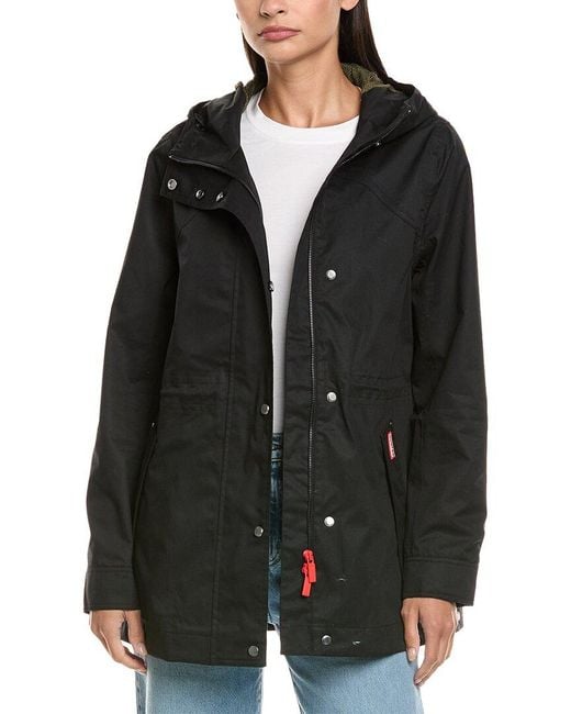 Hunter Black Adela Rain Jacket