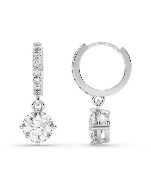 Lab Grown Diamonds White 14K 1.25 Ct. Tw. Lab-Grown Diamond Earrings