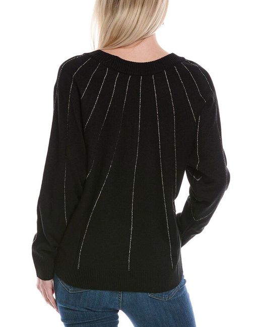 Joseph A Black Dolman Sweater