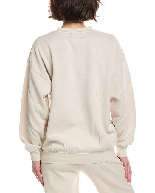 The Nu Vintage Natural Wild Rose Canada Sugar Crewneck Pullover