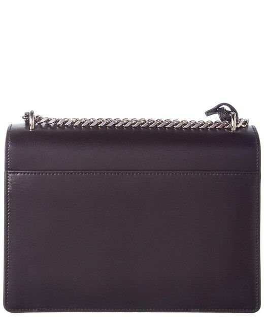 Saint Laurent Purple Sunset Medium Leather Shoulder Bag