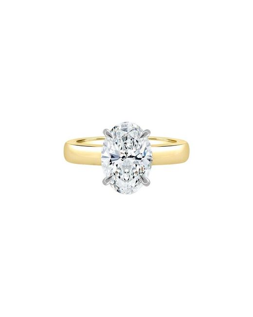 Lab Grown Diamonds White 14K 4.00 Ct. Tw. Lab-Grown Diamond Ring
