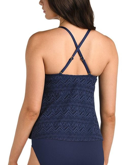 24th & Ocean Blue Cecily Tankini Top
