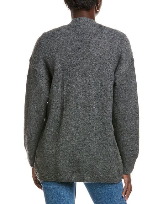 Vince Camuto Gray Open Cardigan