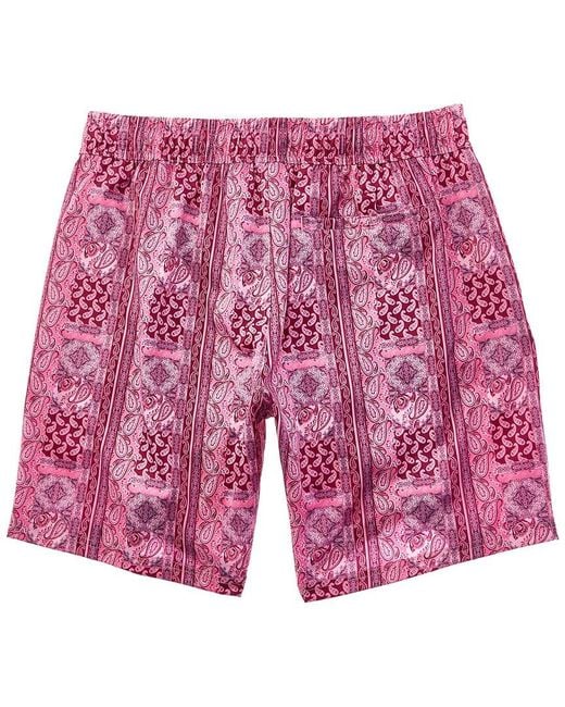 Robert Graham Red Swim Trunk for men