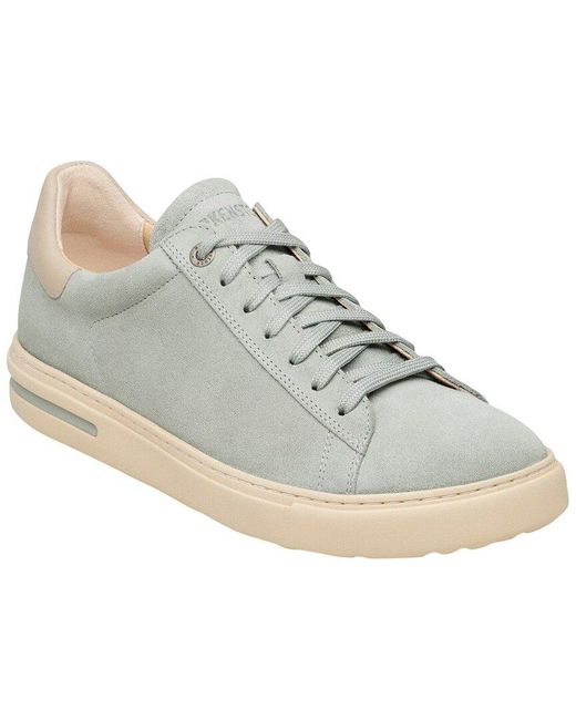 Birkenstock White Bend Low Suede Sneaker