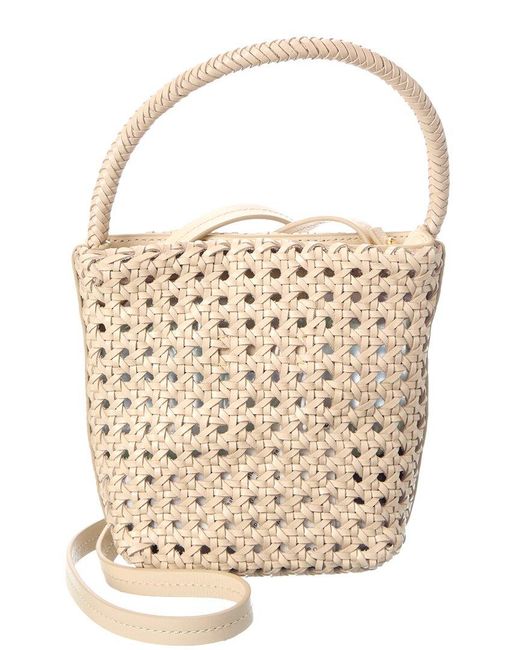 Madewell Natural Micro Caning Bucket Bag